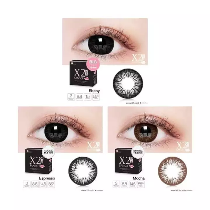 Detail Softlens X2 Hitam Nomer 7