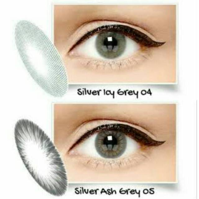 Detail Softlens X2 Ice Silver Nomer 13