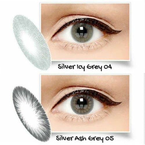 Detail Softlens X2 Ice Silver Nomer 14