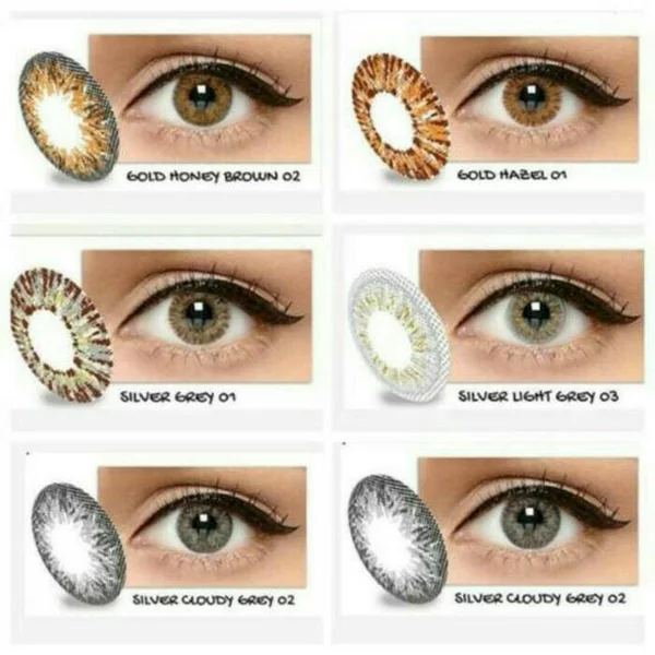 Detail Softlens X2 Ice Silver Nomer 21