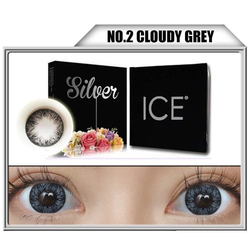 Detail Softlens X2 Ice Silver Nomer 24