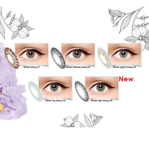 Detail Softlens X2 Ice Silver Nomer 25