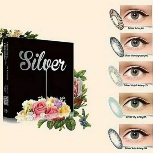 Detail Softlens X2 Ice Silver Nomer 30