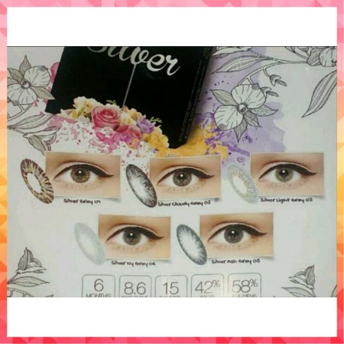 Detail Softlens X2 Ice Silver Nomer 32