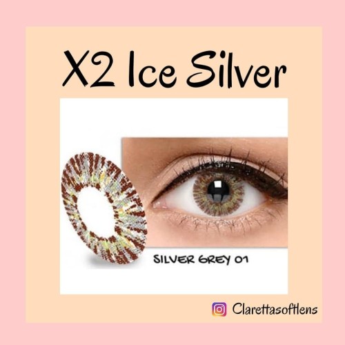 Detail Softlens X2 Ice Silver Nomer 36