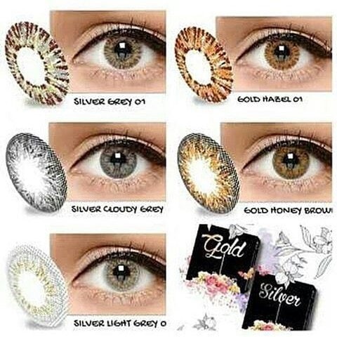 Detail Softlens X2 Ice Silver Nomer 5