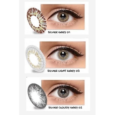 Detail Softlens X2 Ice Silver Nomer 41