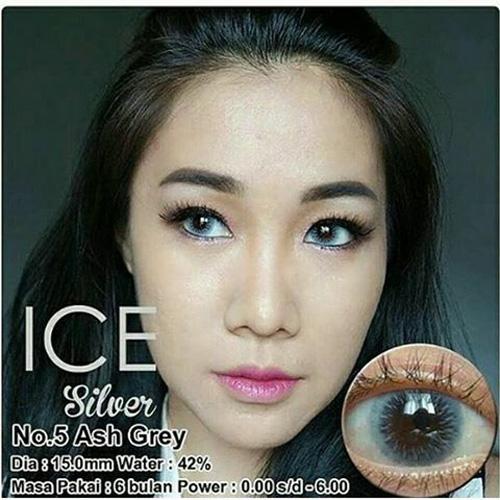 Detail Softlens X2 Ice Silver Nomer 56