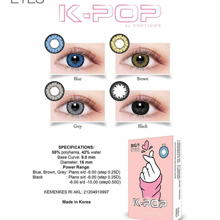 Detail Softlens X2 Pop Nomer 20