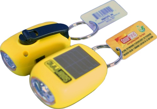 Solar Flashlight Keychain - KibrisPDR