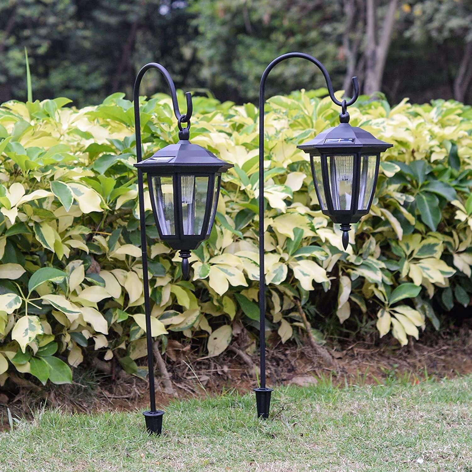 Detail Solar Lantern With Shepherds Hook Nomer 25