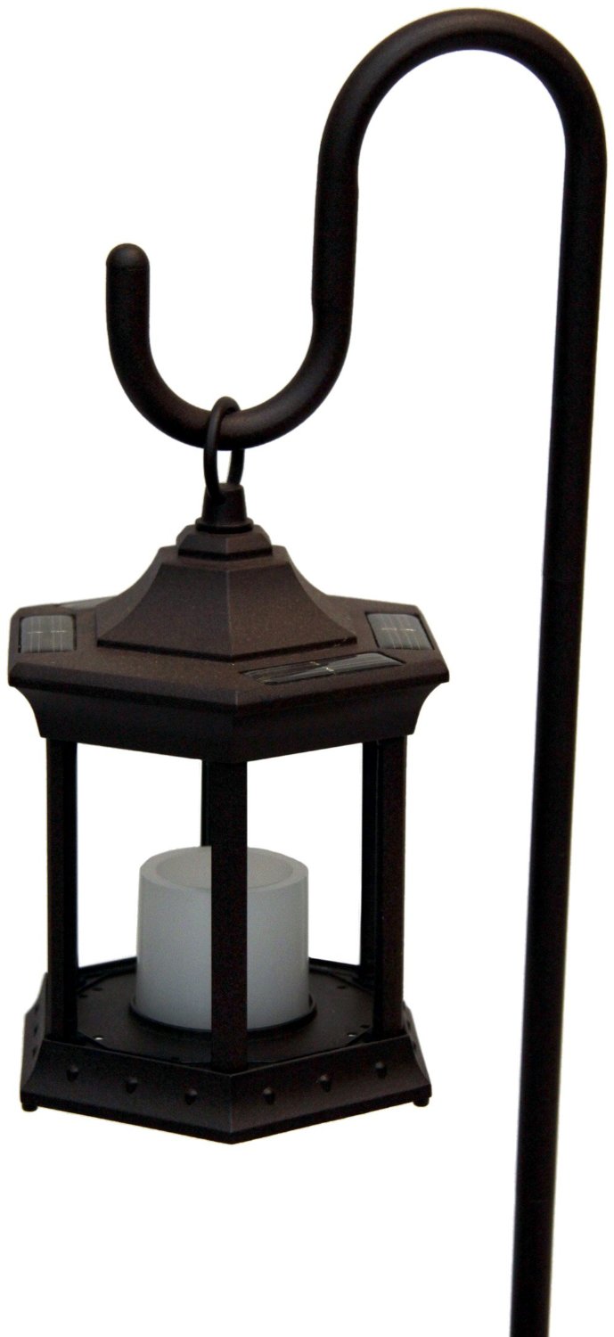 Detail Solar Lantern With Shepherds Hook Nomer 34