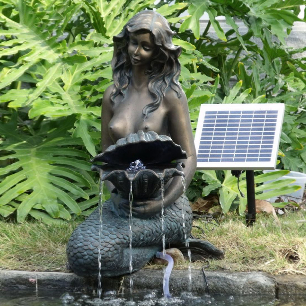 Detail Solar Mermaid Fountain Nomer 14