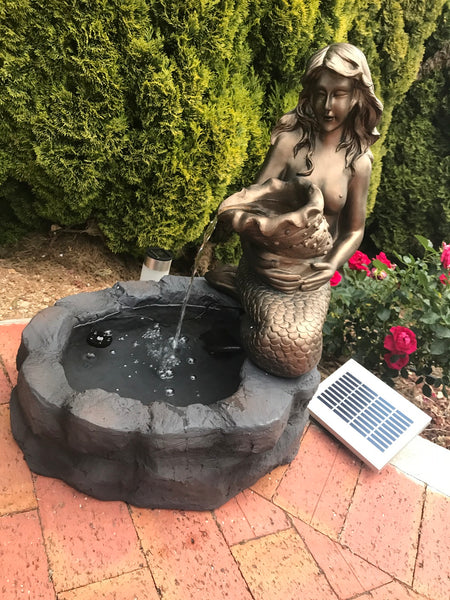 Detail Solar Mermaid Fountain Nomer 16