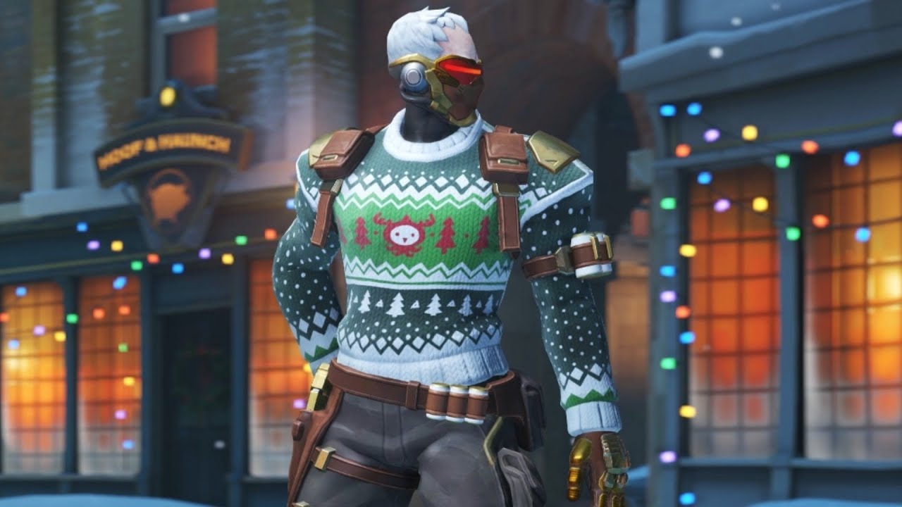 Detail Soldier 76 Christmas Sweater Nomer 2