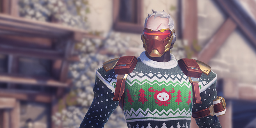 Detail Soldier 76 Christmas Sweater Nomer 4