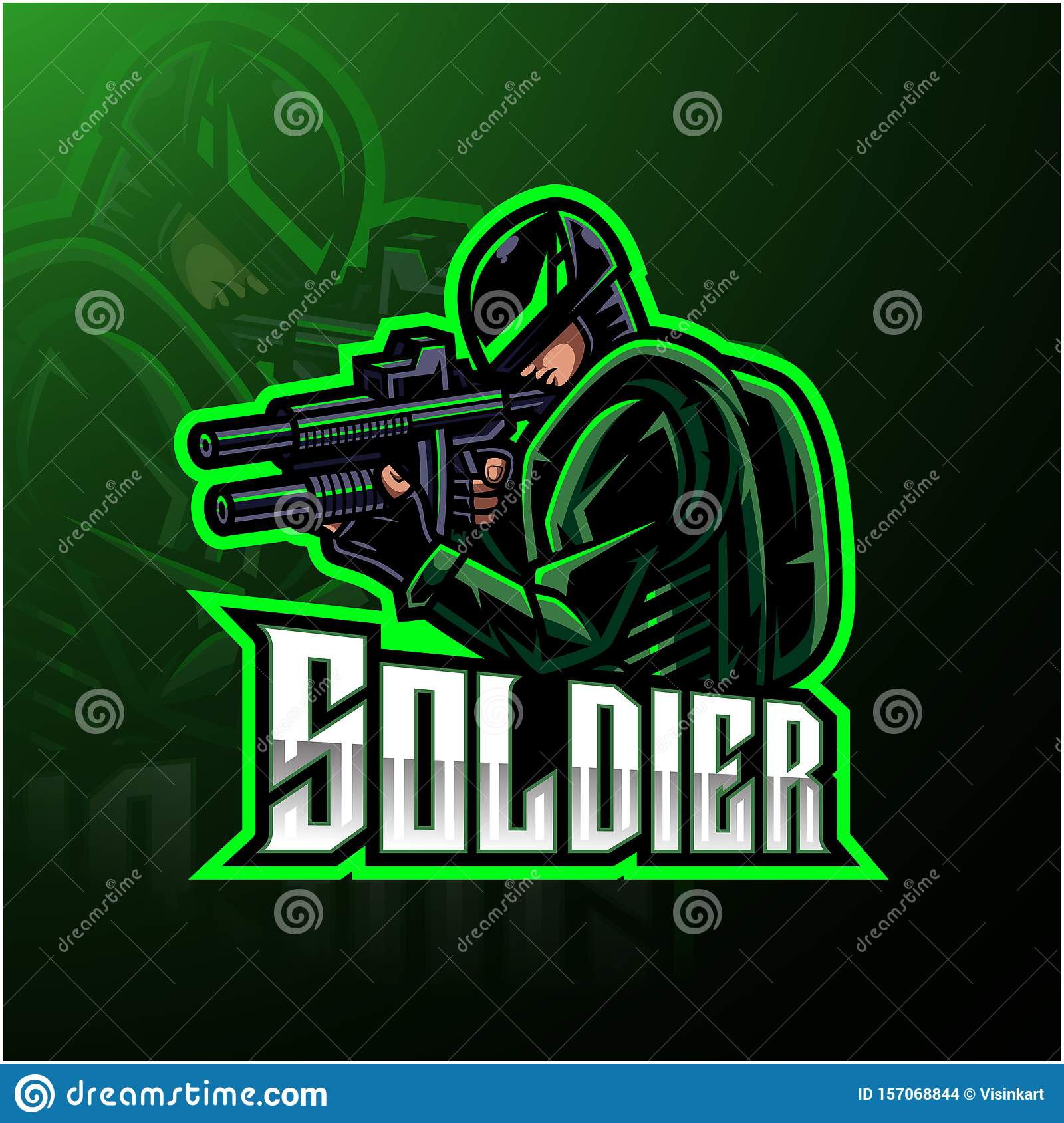 Detail Soldier Logo Nomer 33