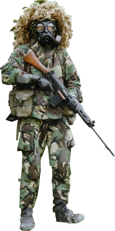Detail Soldier Transparent Nomer 45