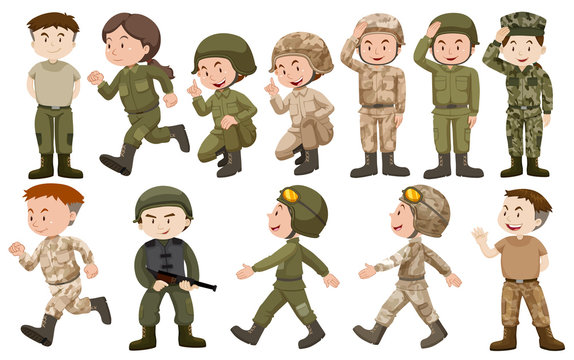 Detail Soldiers Clipart Nomer 2