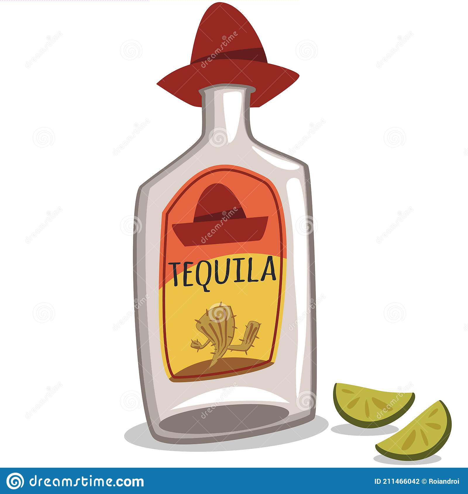 Detail Sombrero Tequila Bottle Nomer 17