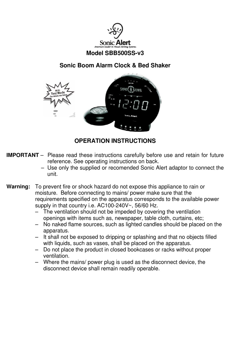 Detail Sonic Alert Skull Alarm Clock Nomer 27