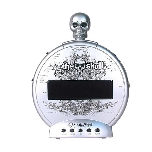 Detail Sonic Alert Skull Alarm Clock Nomer 29