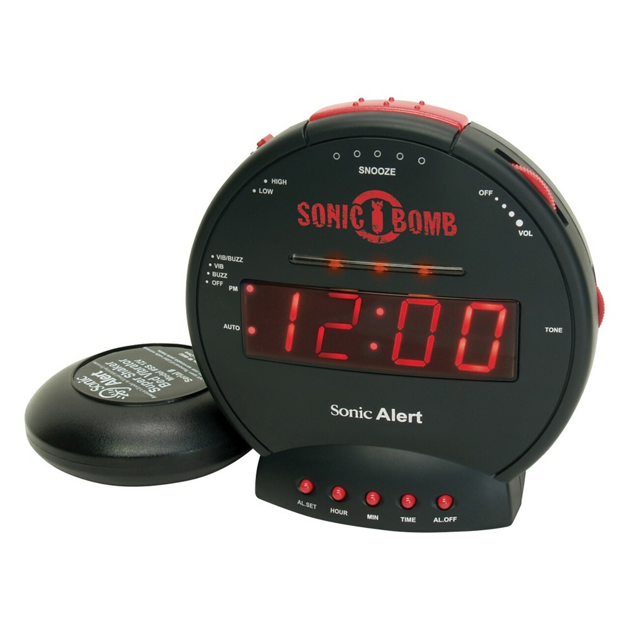 Detail Sonic Alert Skull Alarm Clock Nomer 5