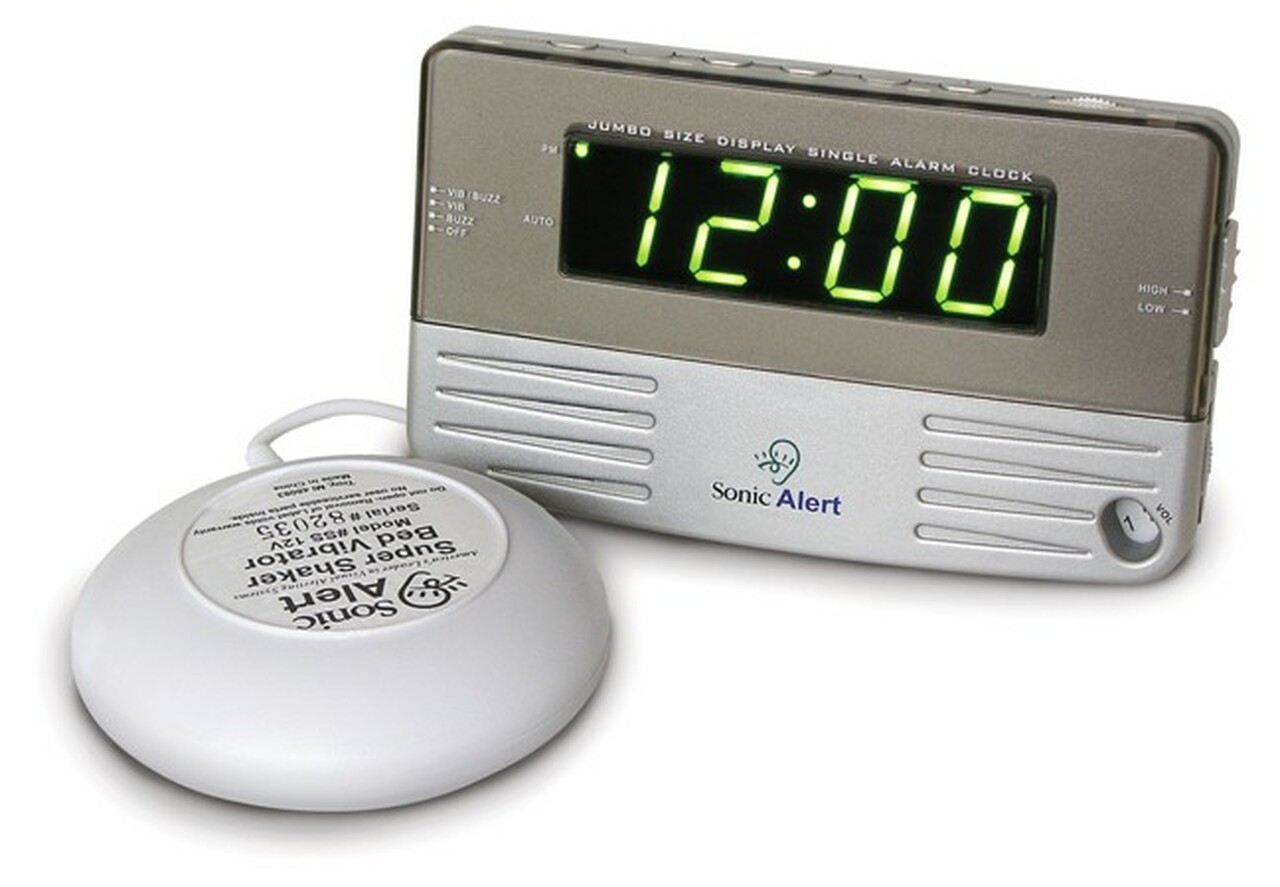 Detail Sonic Alert Skull Alarm Clock Nomer 7