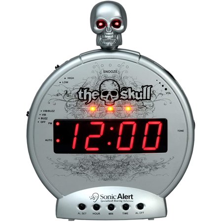 Detail Sonic Alert Skull Alarm Clock Nomer 8