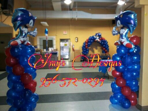 Detail Sonic Balloon Garland Nomer 17