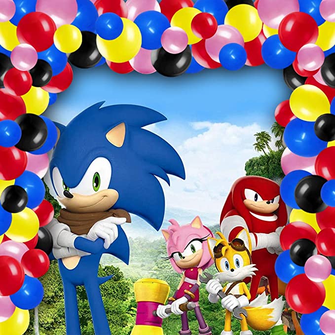 Detail Sonic Balloon Garland Nomer 42