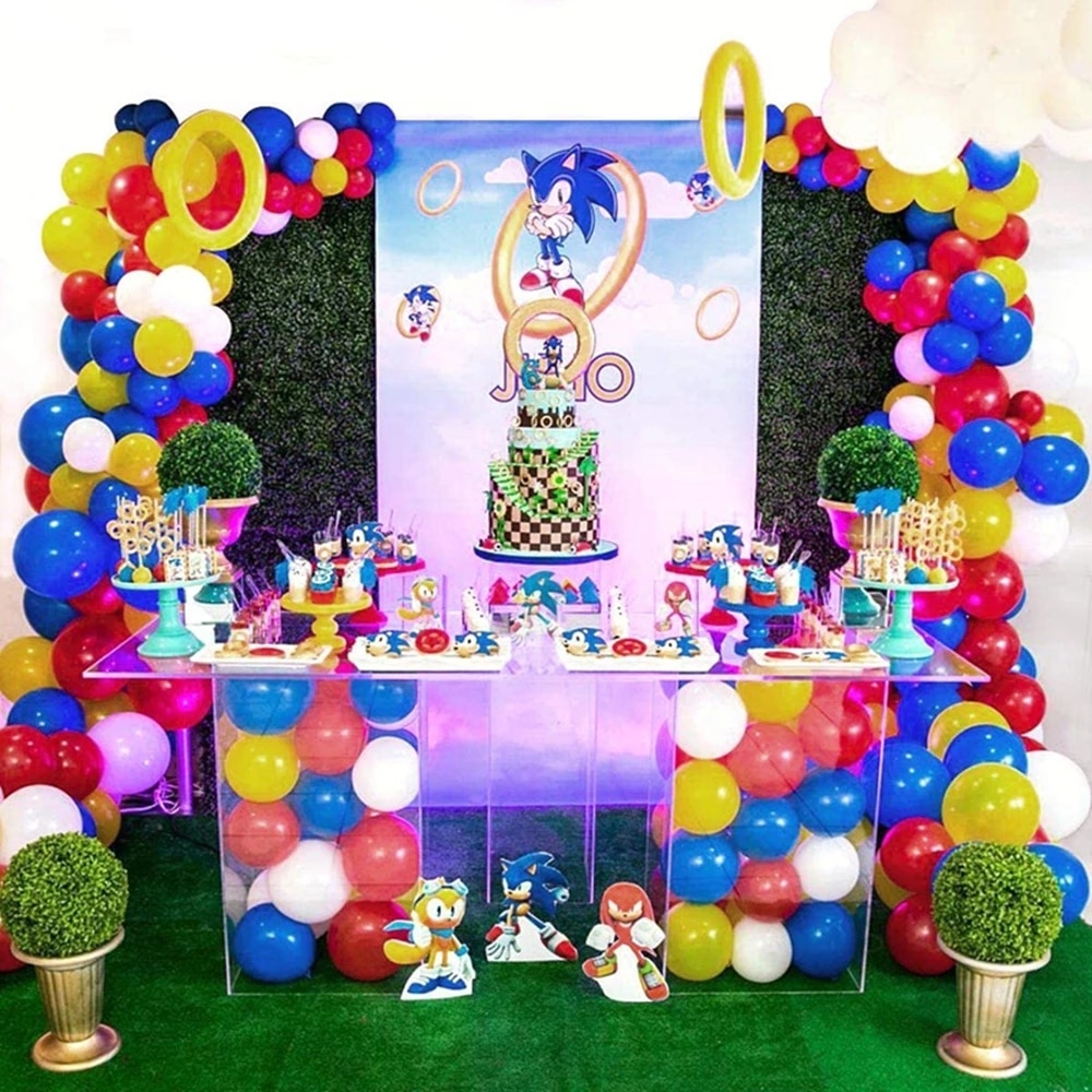 Detail Sonic Balloon Garland Nomer 49