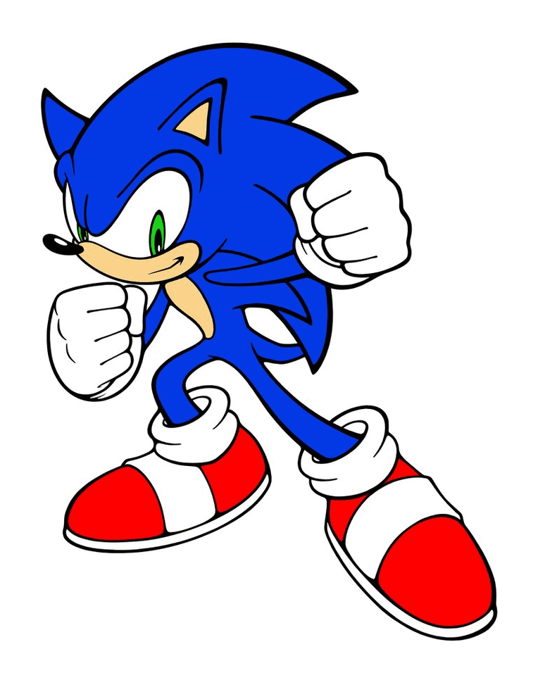 Detail Sonic Hedgehog Clipart Nomer 42