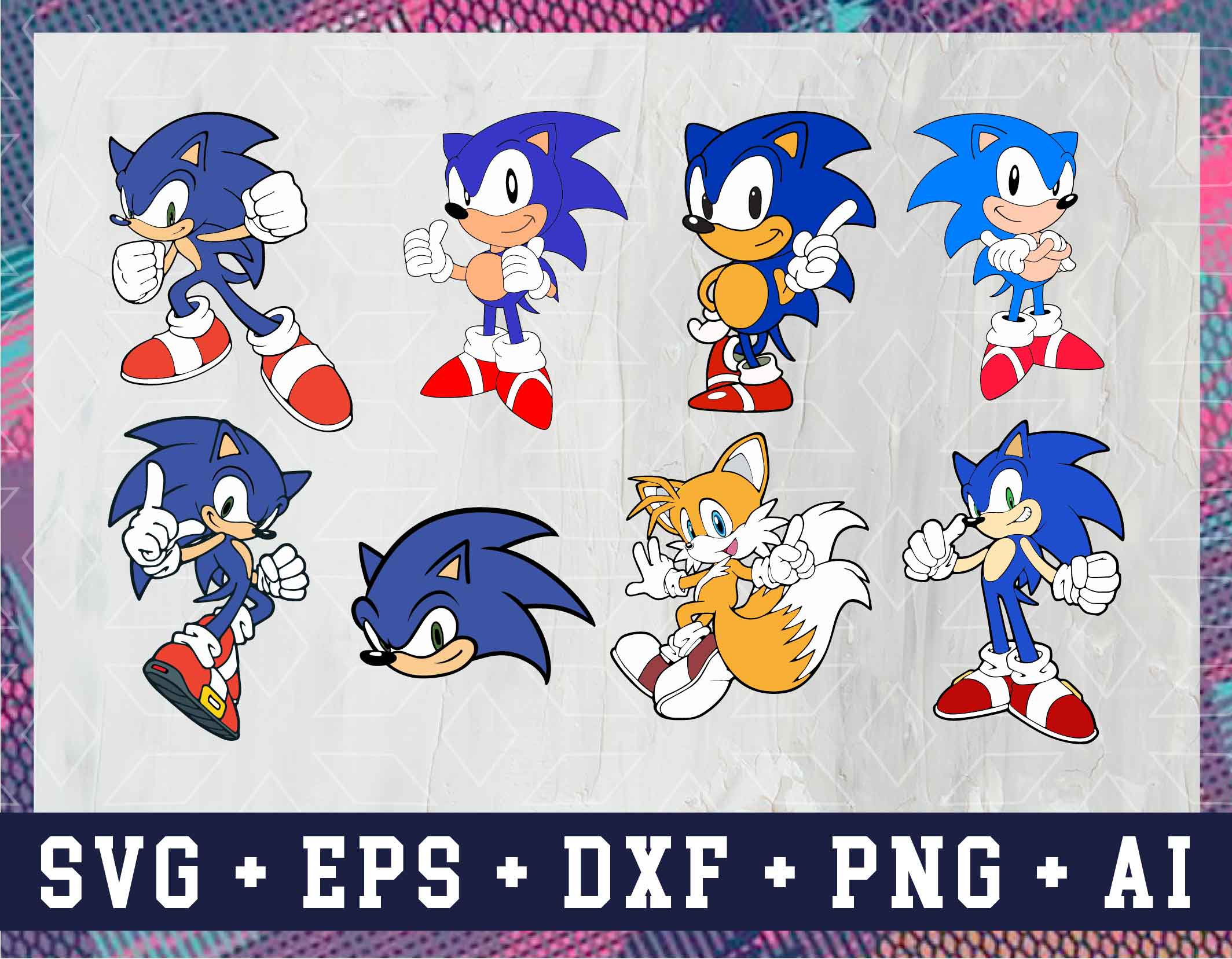 Detail Sonic Hedgehog Clipart Nomer 44