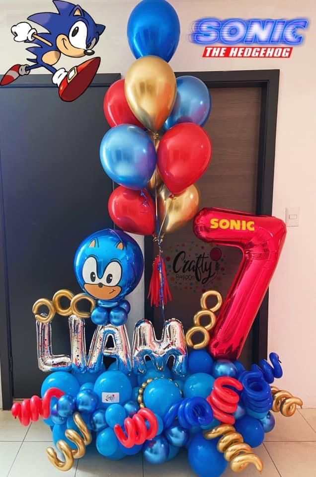 Detail Sonic The Hedgehog Balloon Bouquet Nomer 11