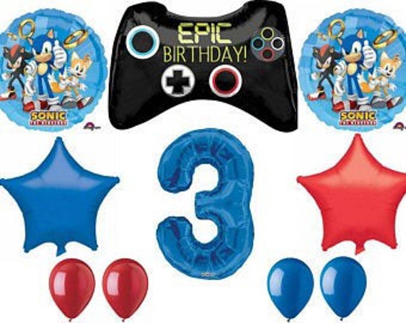 Detail Sonic The Hedgehog Balloon Bouquet Nomer 51