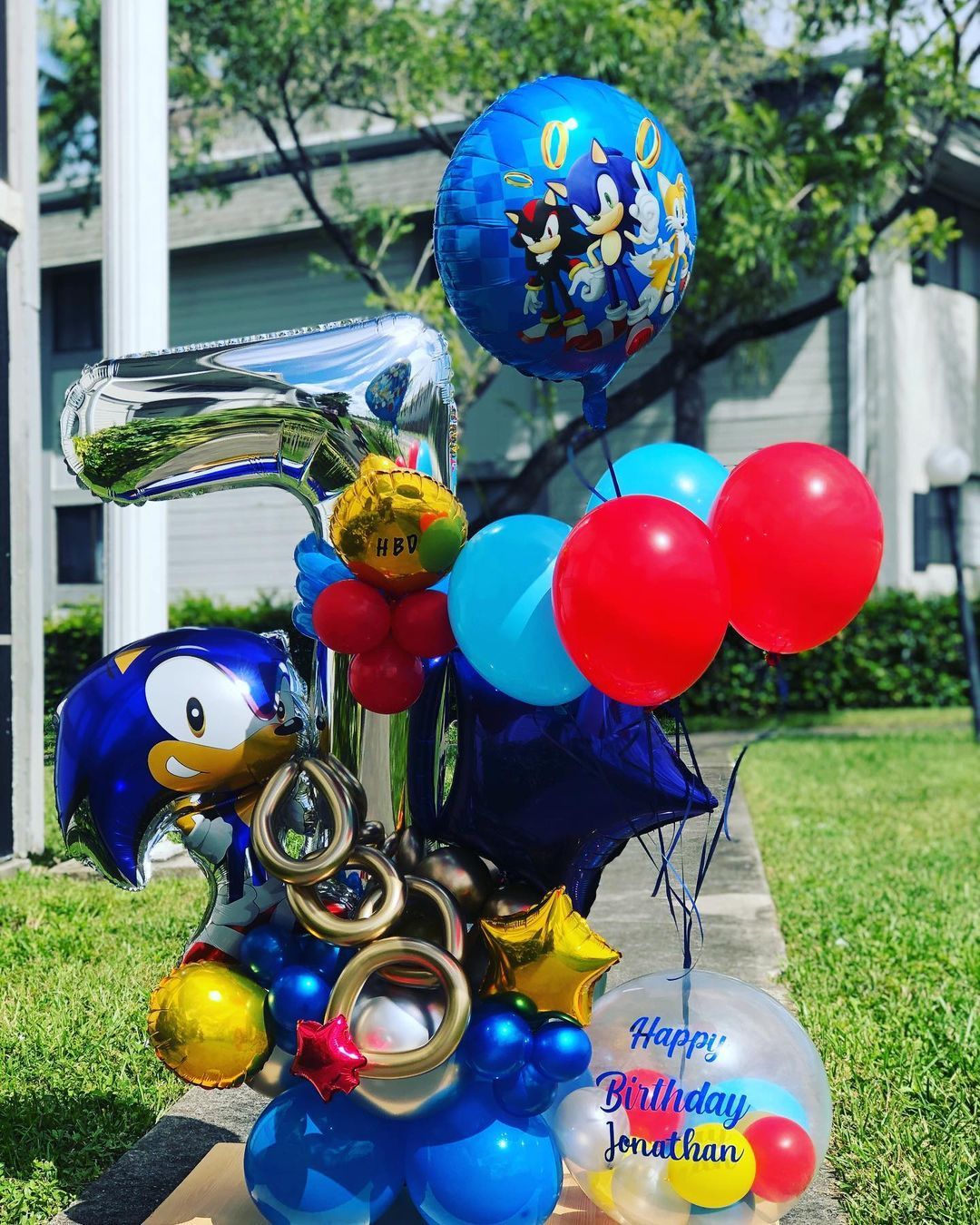 Detail Sonic The Hedgehog Balloon Bouquet Nomer 7