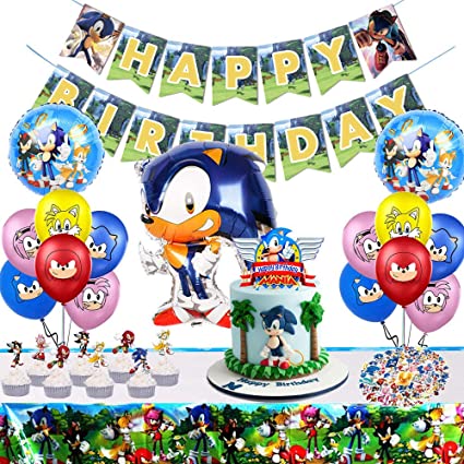 Detail Sonic The Hedgehog Birthday Banner Nomer 11
