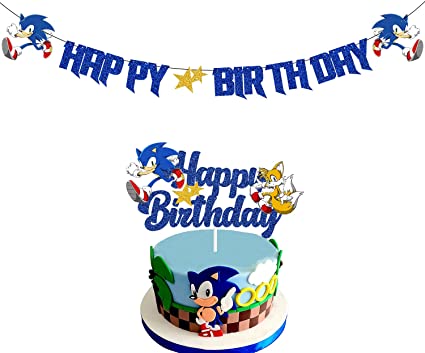 Detail Sonic The Hedgehog Birthday Banner Nomer 12