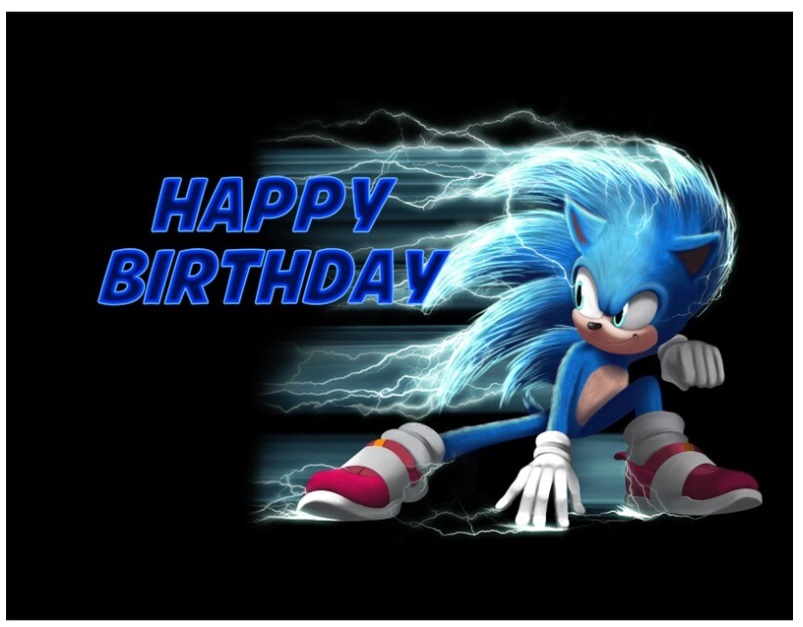 Detail Sonic The Hedgehog Birthday Banner Nomer 22