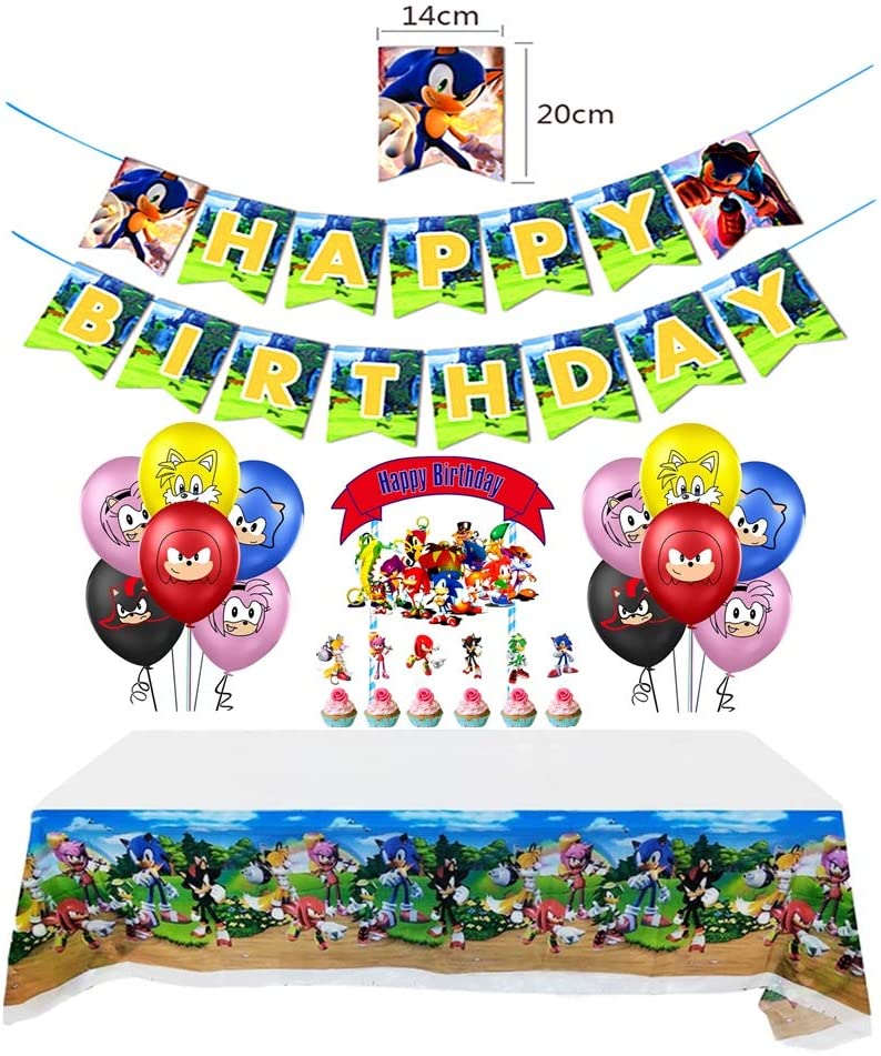 Detail Sonic The Hedgehog Birthday Banner Nomer 48