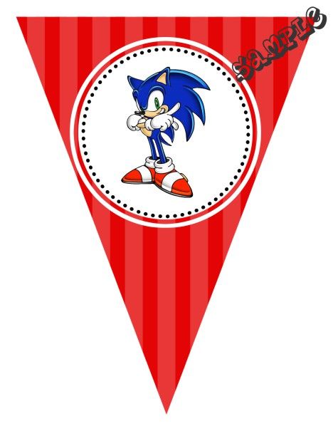Detail Sonic The Hedgehog Birthday Banner Nomer 58