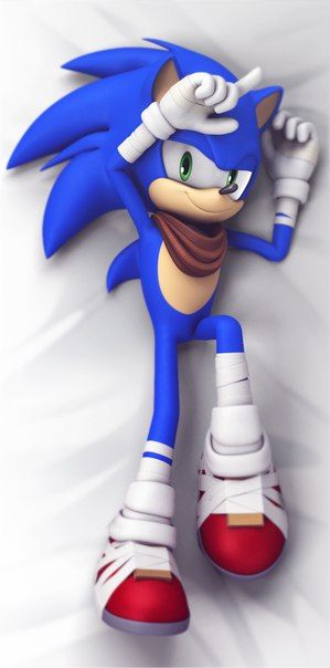 Detail Sonic The Hedgehog Body Pillow Nomer 6