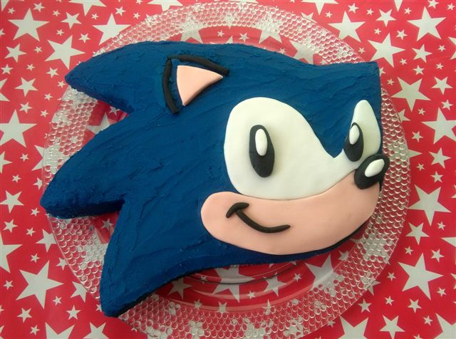 Detail Sonic The Hedgehog Cake Template Nomer 2