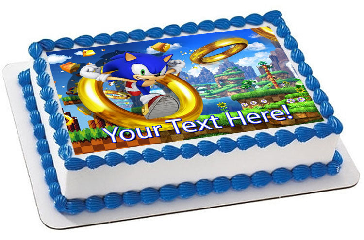 Detail Sonic The Hedgehog Cake Template Nomer 30