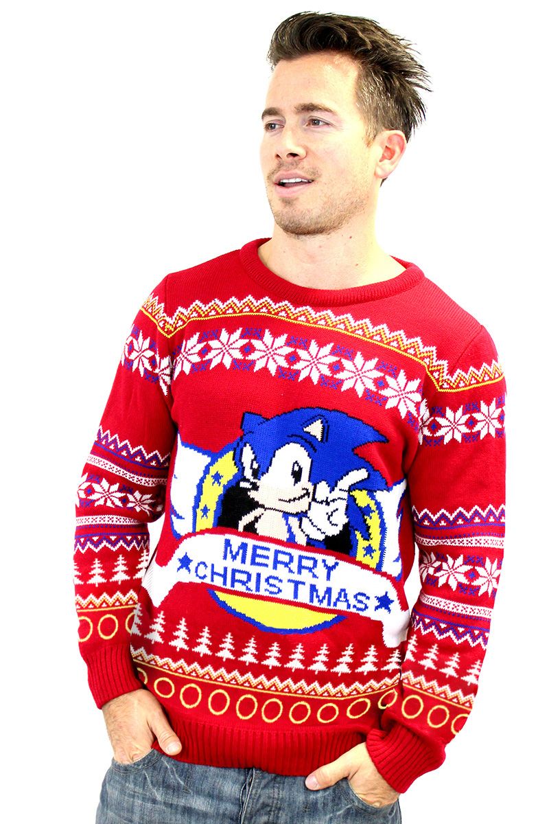 Detail Sonic The Hedgehog Christmas Sweater Nomer 14