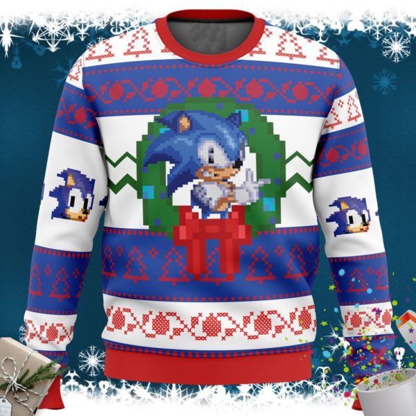 Detail Sonic The Hedgehog Christmas Sweater Nomer 23