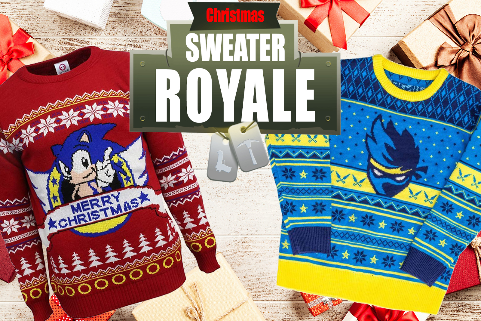 Detail Sonic The Hedgehog Christmas Sweater Nomer 26