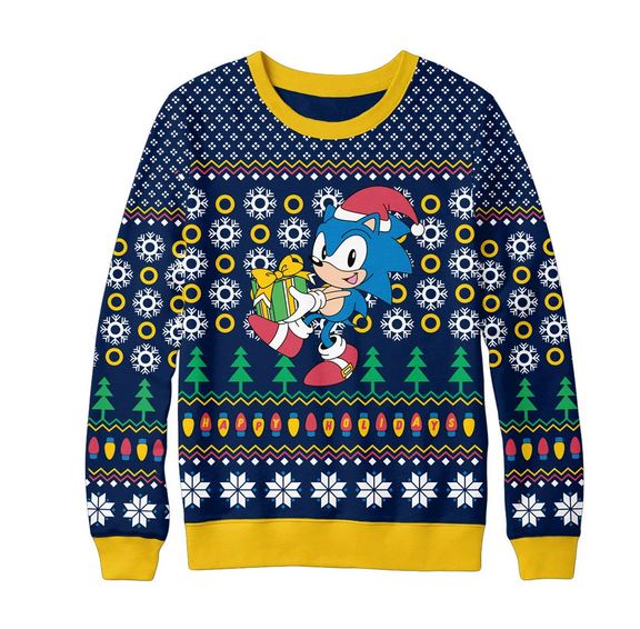 Detail Sonic The Hedgehog Christmas Sweater Nomer 30