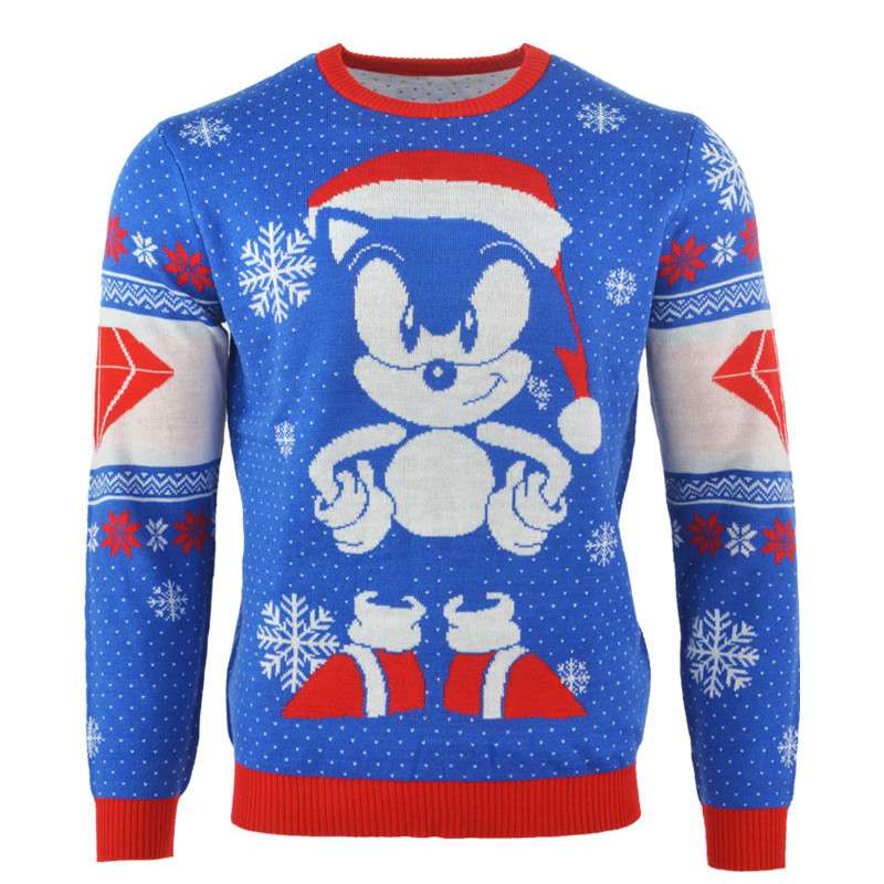 Detail Sonic The Hedgehog Christmas Sweater Nomer 4